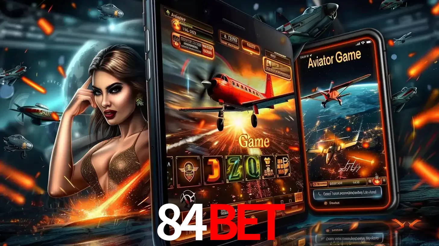 Mulher estilosa cercada por telas que exibem a jogabilidade do Aviator, capturando a intensidade e a estratégia deste popular crash game oferecido pelo 84bet.